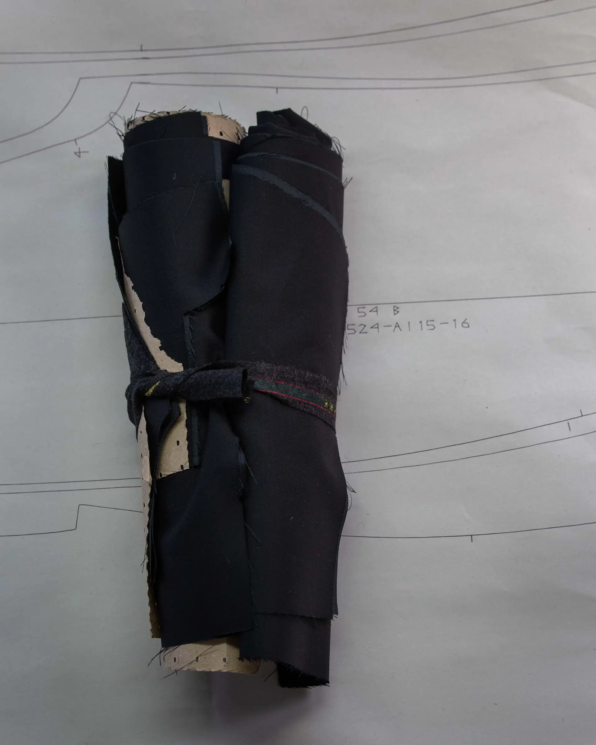 Patronen van de stof