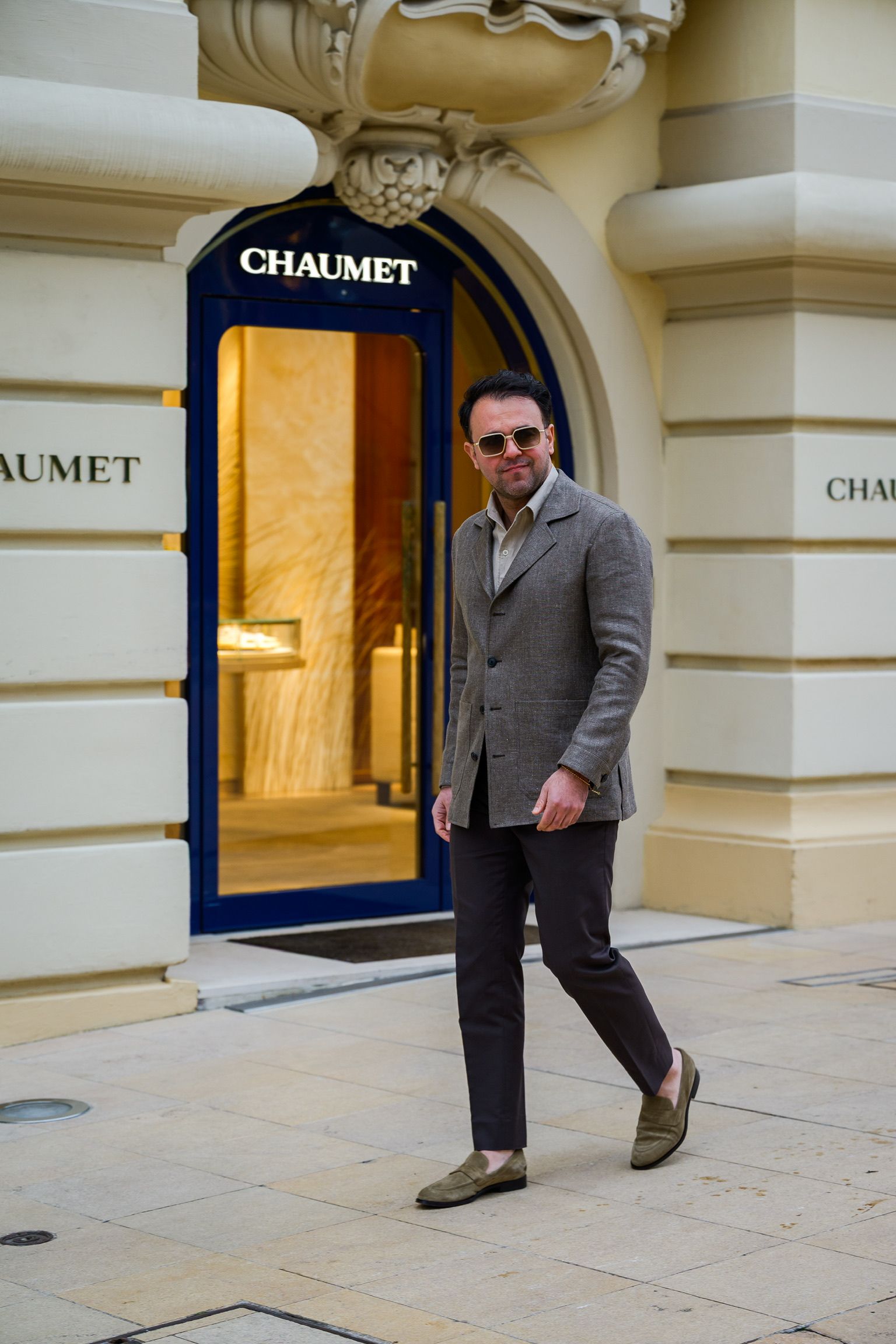 Shirt jacket Linnen van Ettemadis in zomer