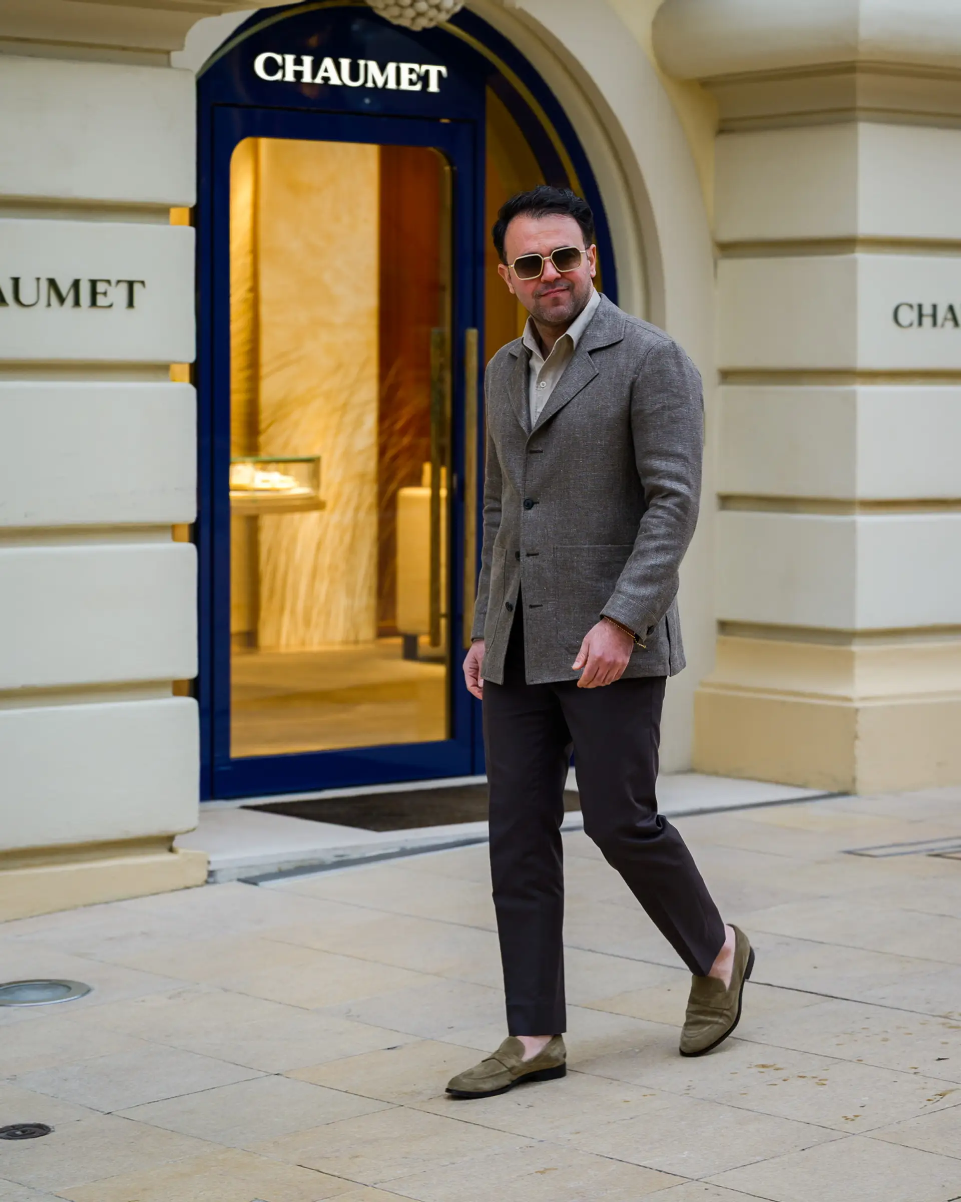 Shirt jacket Linnen van Ettemadis in zomer