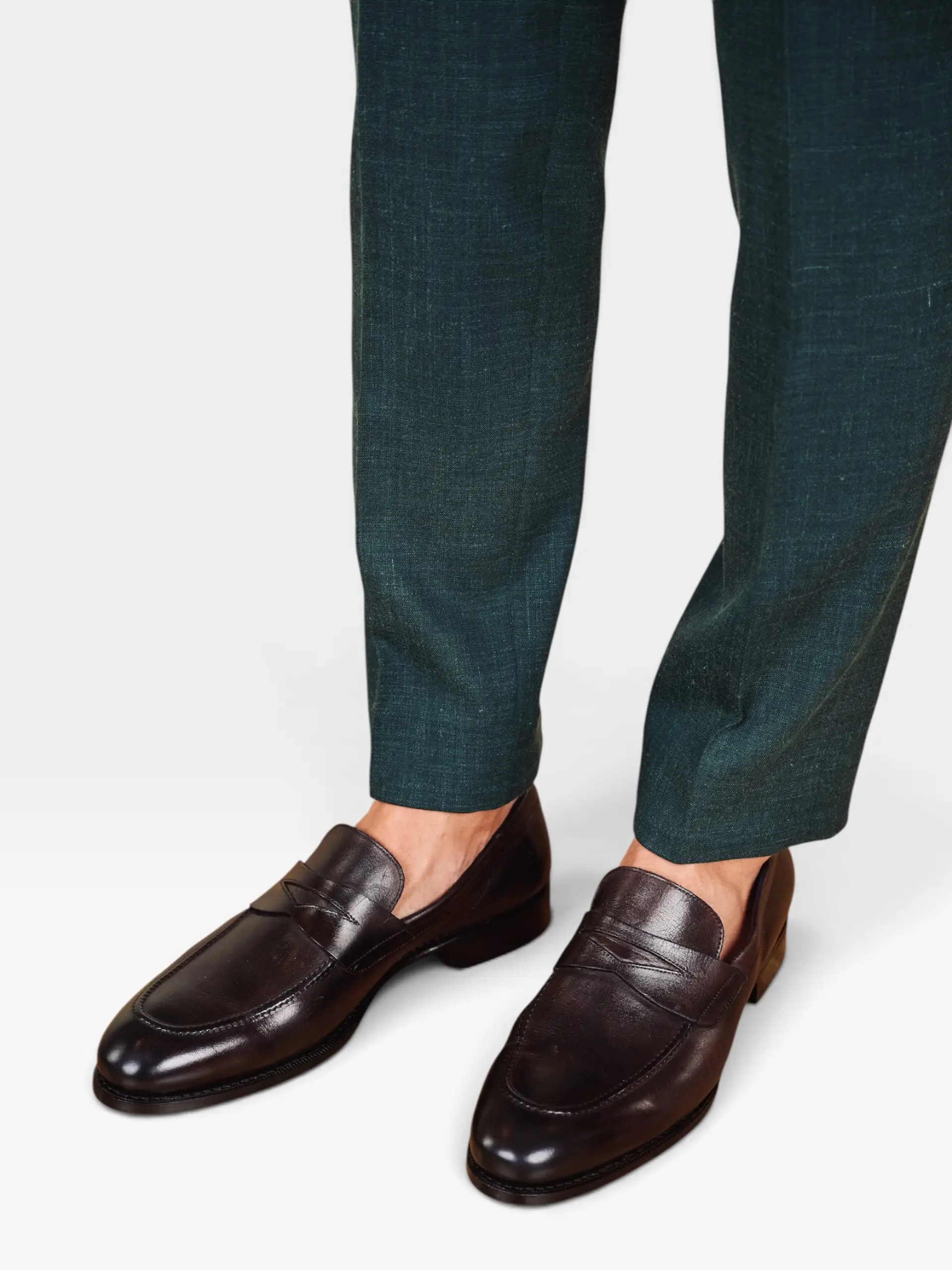 Leren loafers penny van Ettemadis