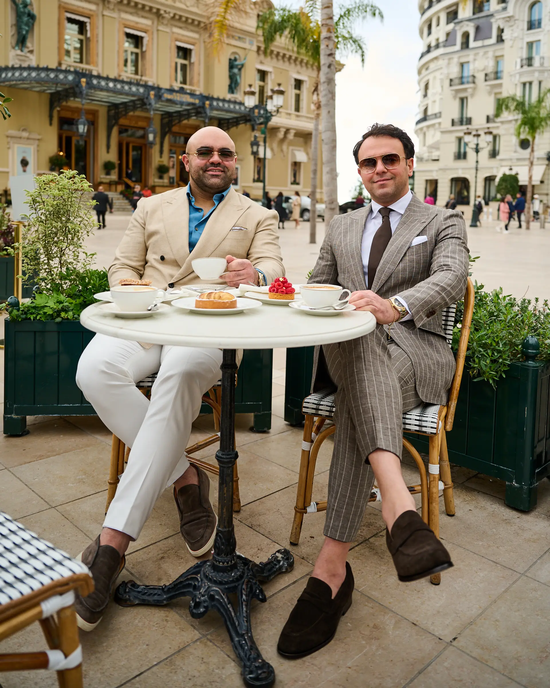 Arjan en Amir in Monaco
