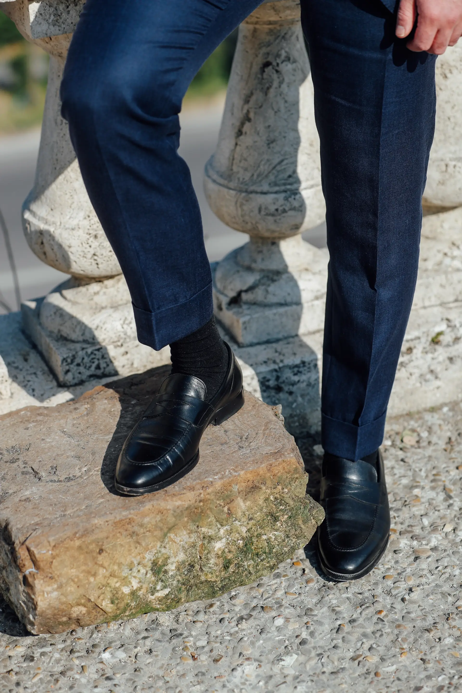 zwarte loafers van Ettemadis