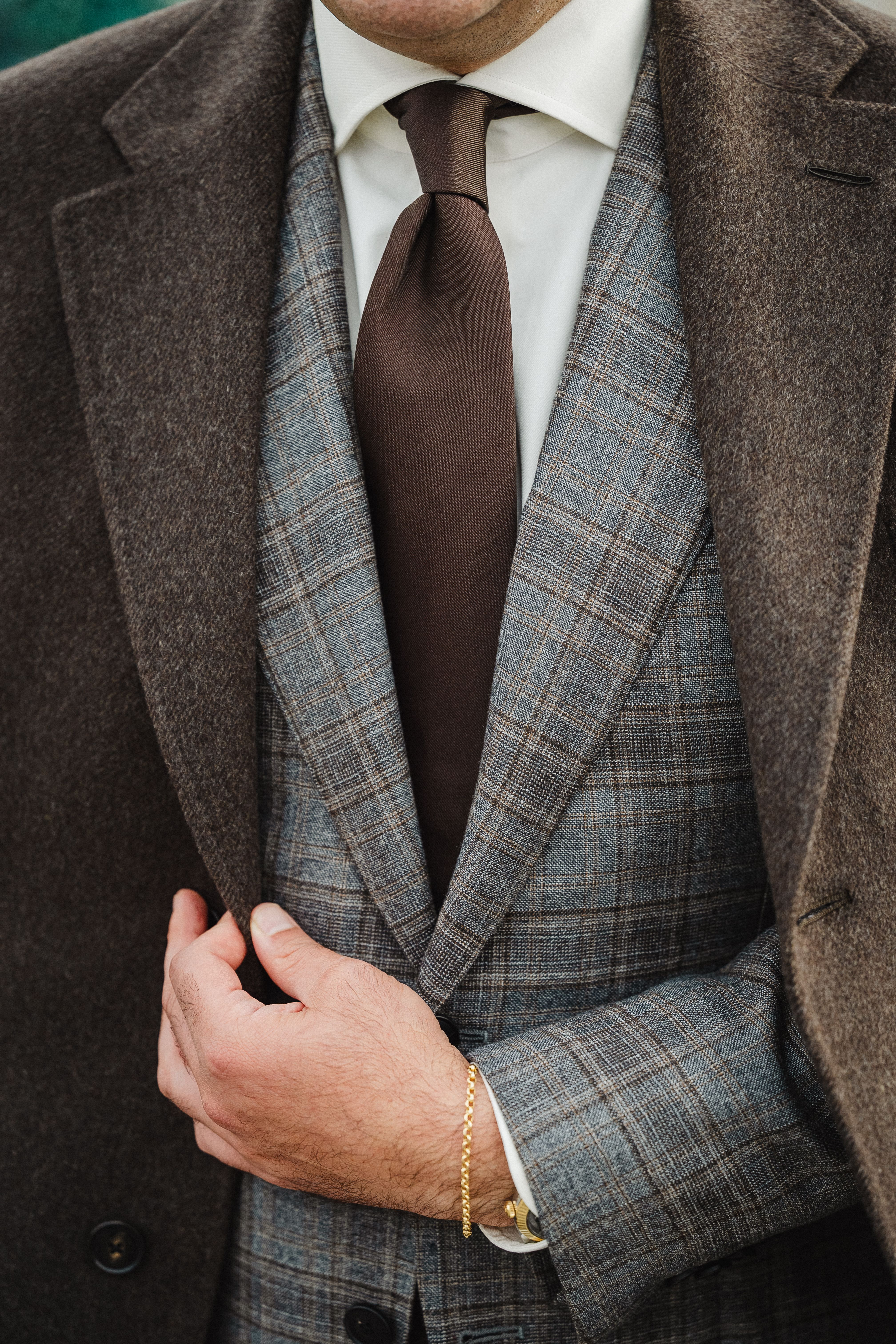 Bruine overcoat winter herfst van Ettemadis 