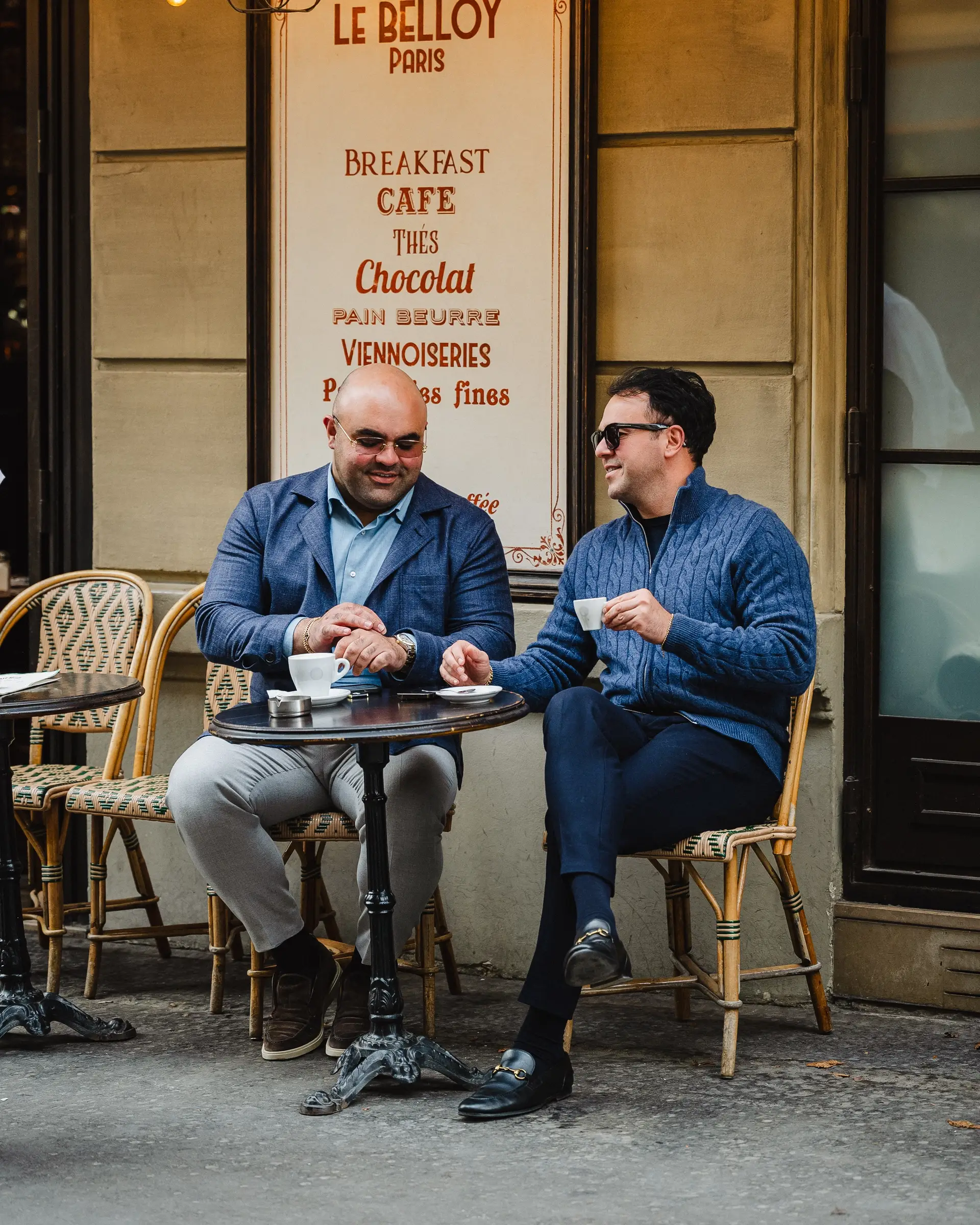 Arjan en Amir Etemadi in Parijs