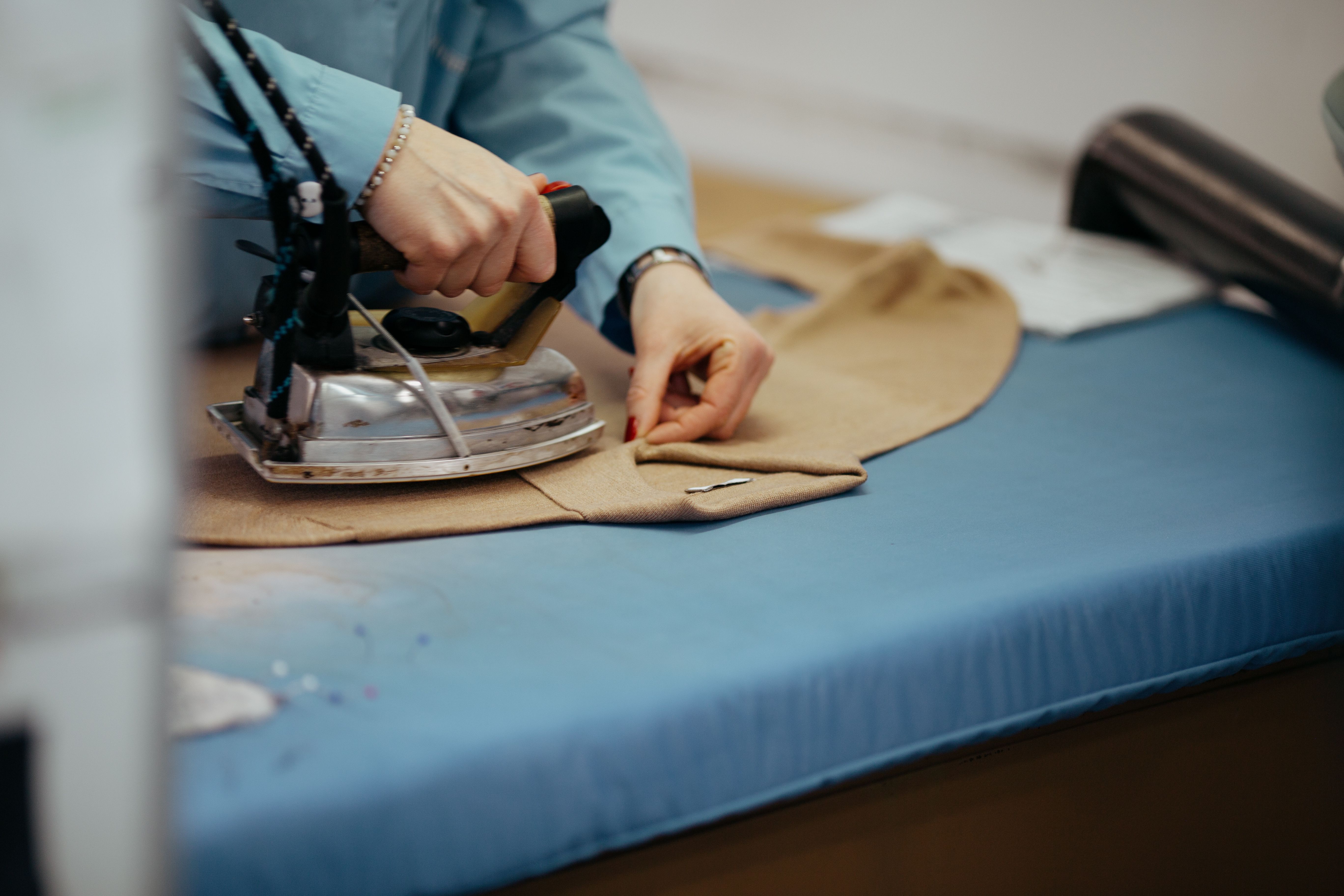 Strijken Polo kraag knitwear op maat productie