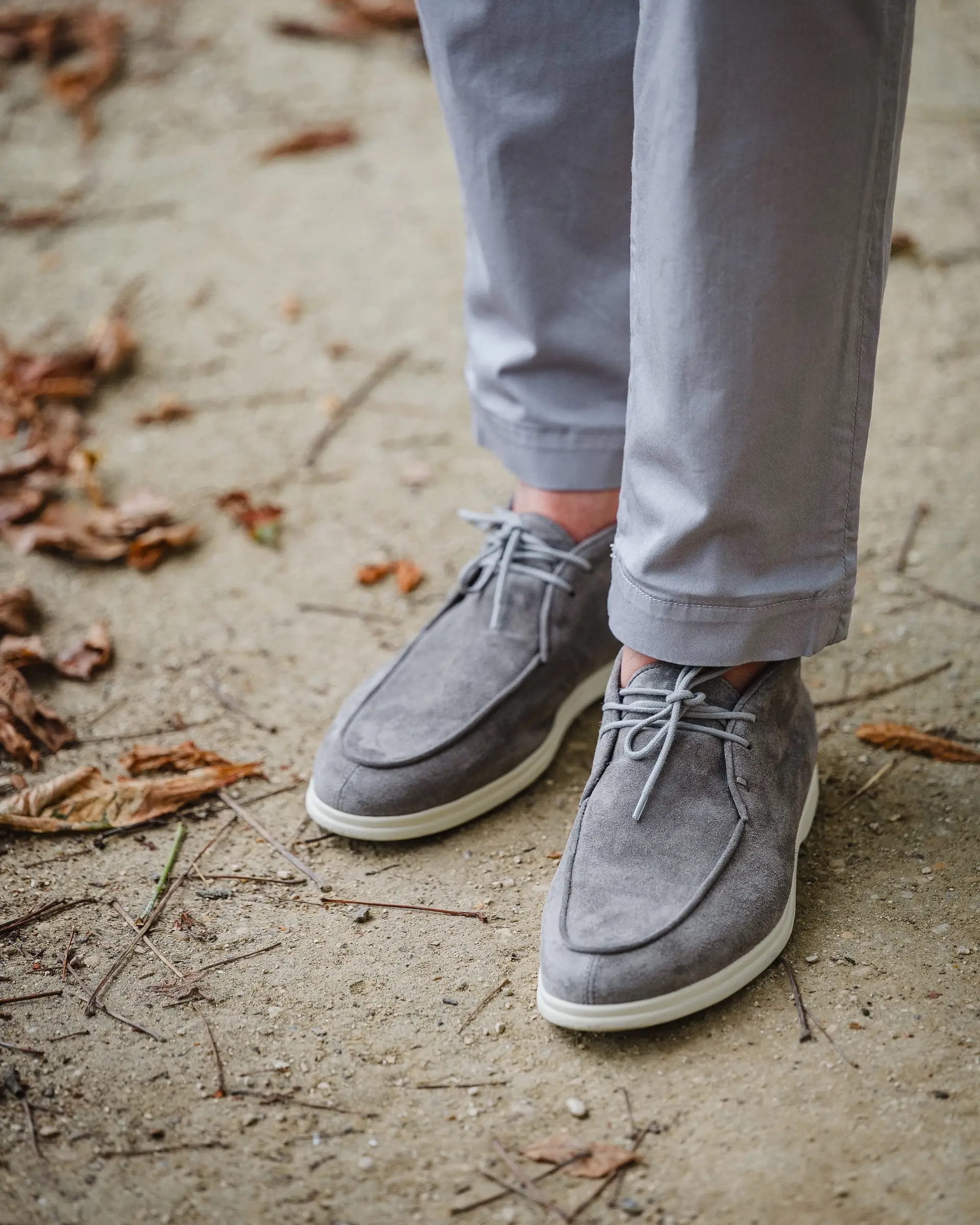 Schoenen suede city loafers van Ettemadis