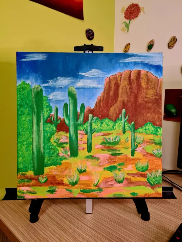 Desert Landscape Painting
