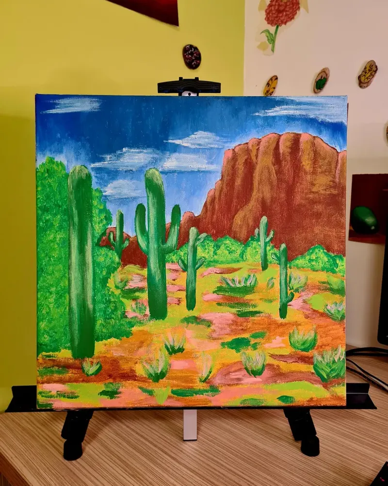 Desert Landscape Painting
