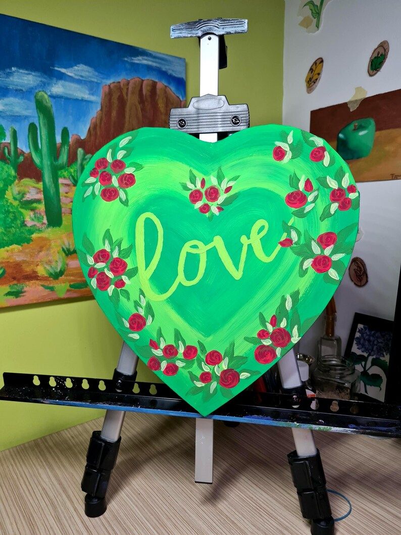 Canvas Heart "LOVE"