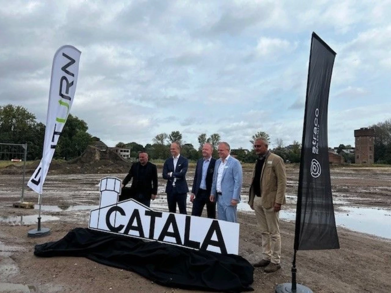 Construction works have started on the Catala site