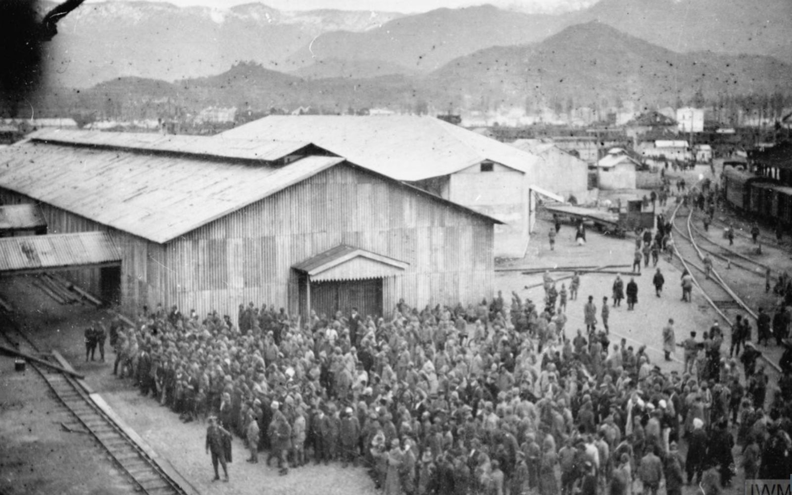 ოსმალო ტყვეები ბათუმში. 12.1918 წ.
