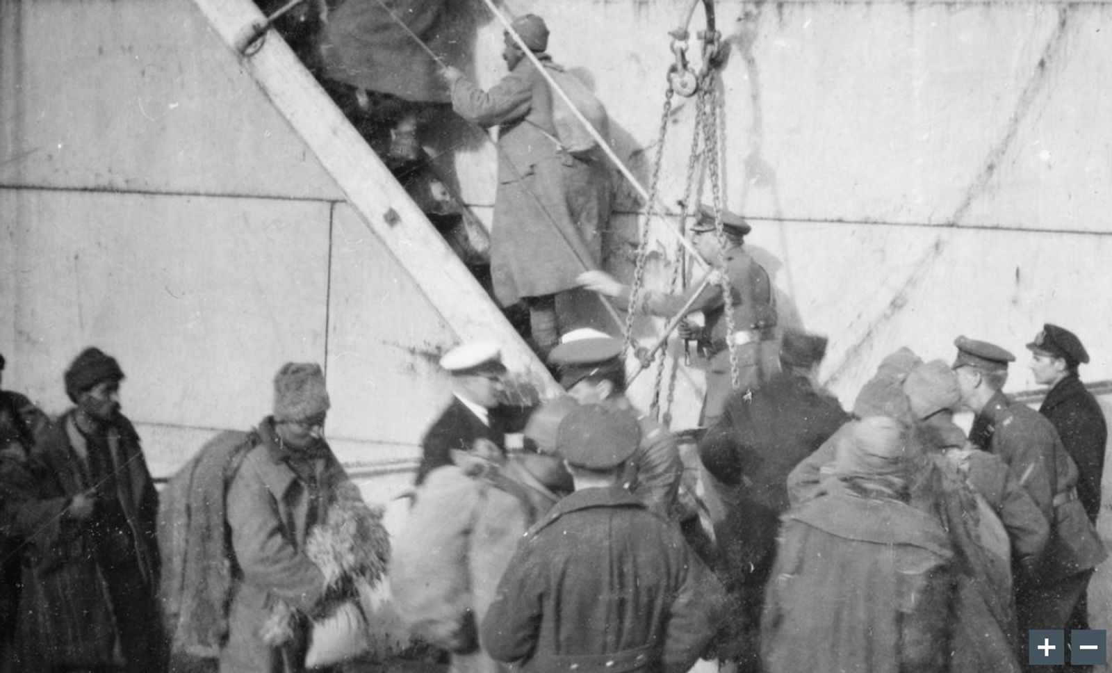 ოსმალო ტყვეები ბათუმში. 12.1918 წ.
