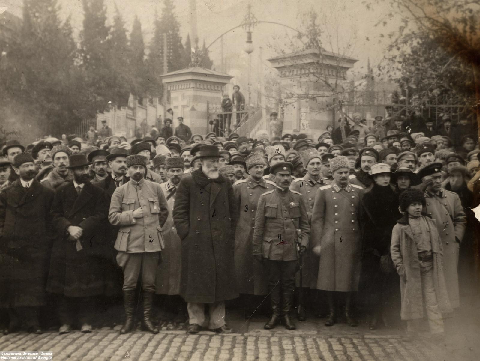 სომხეთ-საქართველოს ომის საზეიმო აღლუმი. (1919 წ. თბილისი)