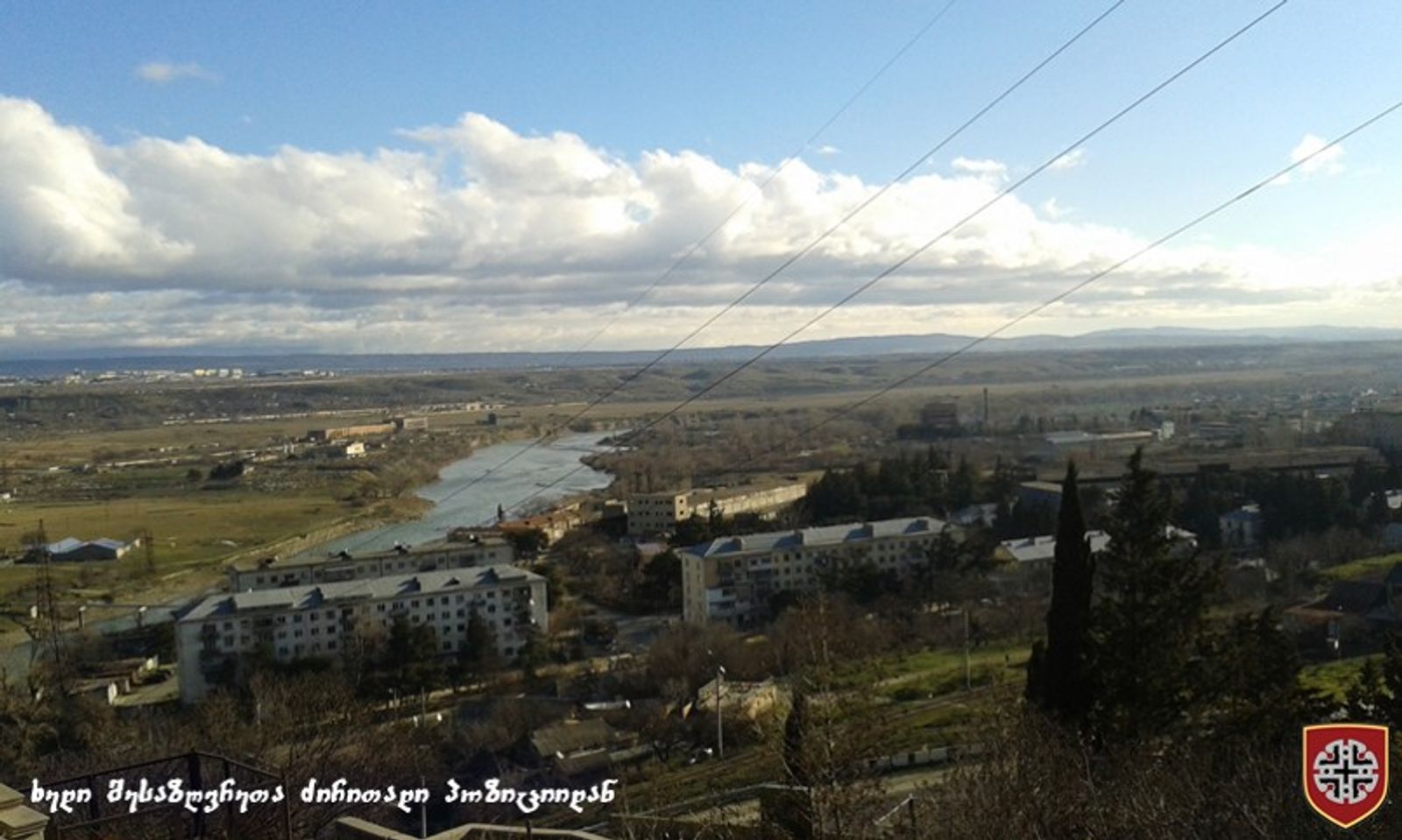 ხედი გორის ბატალიონის დისლოკაციაზე.