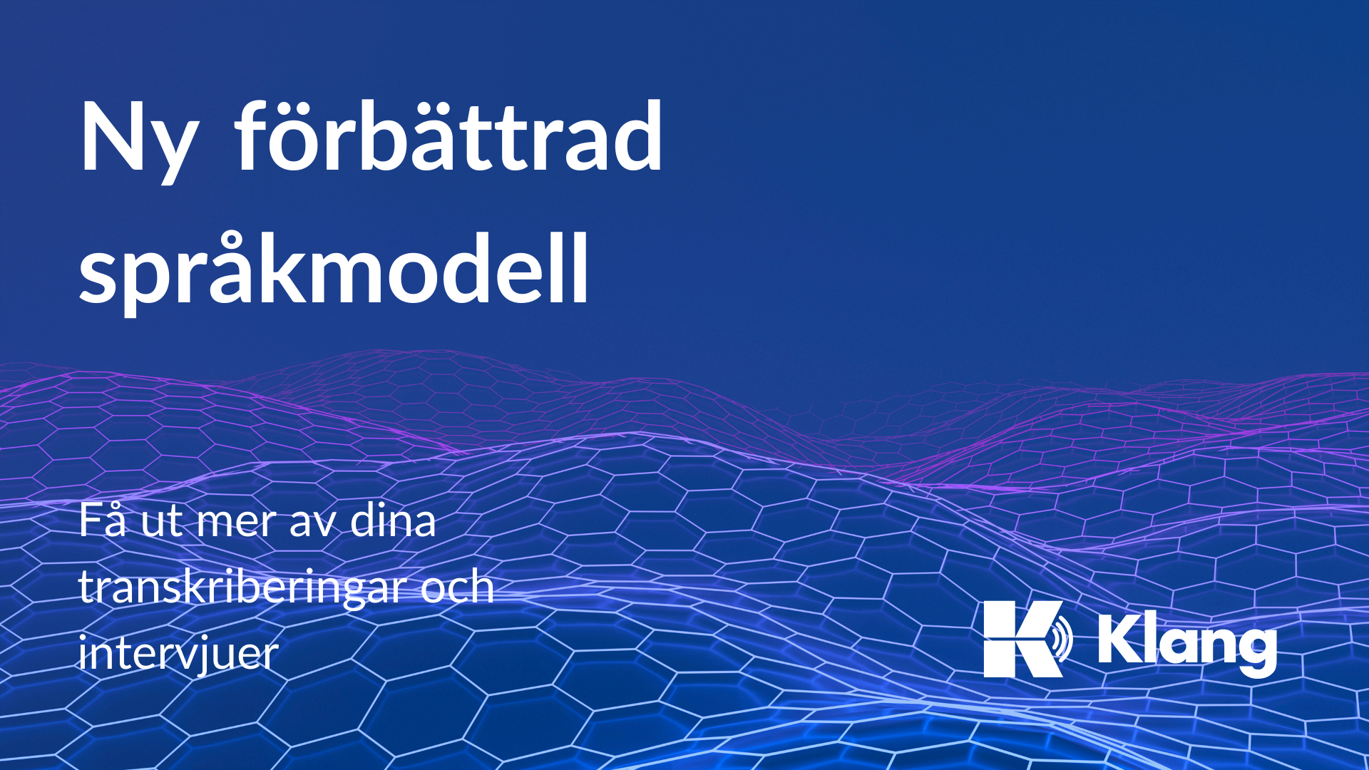 Ny språkmodell i Klang.ai - bättre svar från AI