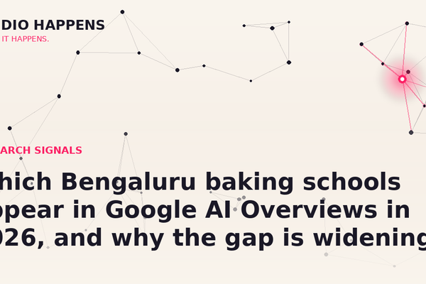 Which Bengaluru baking schools appear in Google AI Overviews in 2026, and why the gap is widening