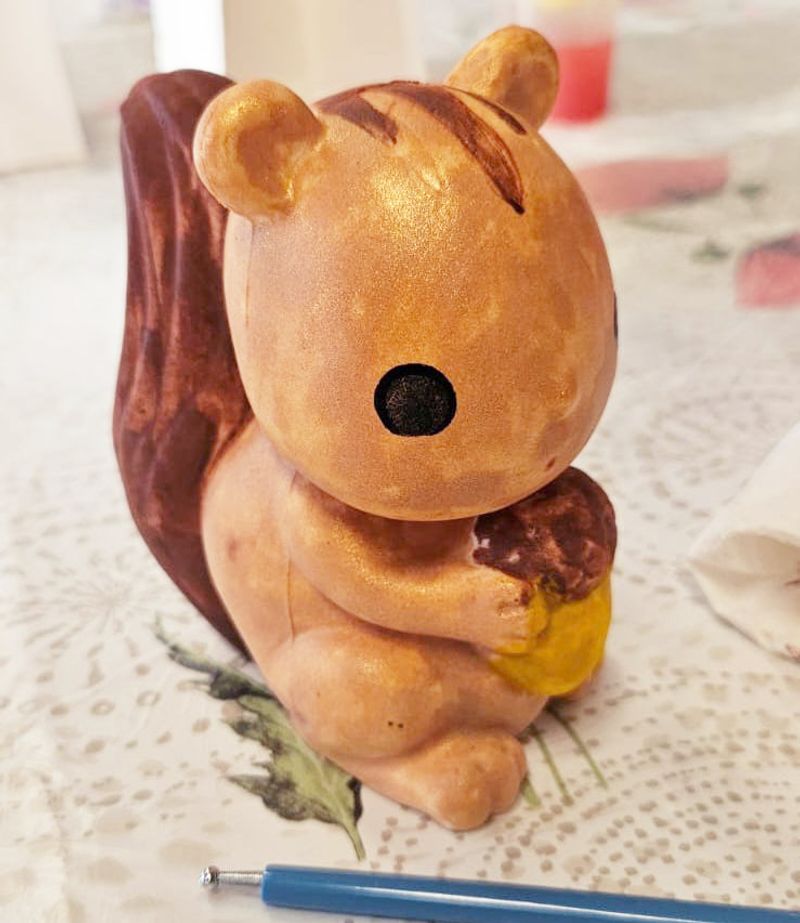 Picture illustrating Squishy painting craft activity