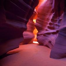 Upper Antelope Canyon in Arizona with beautiful lighting
