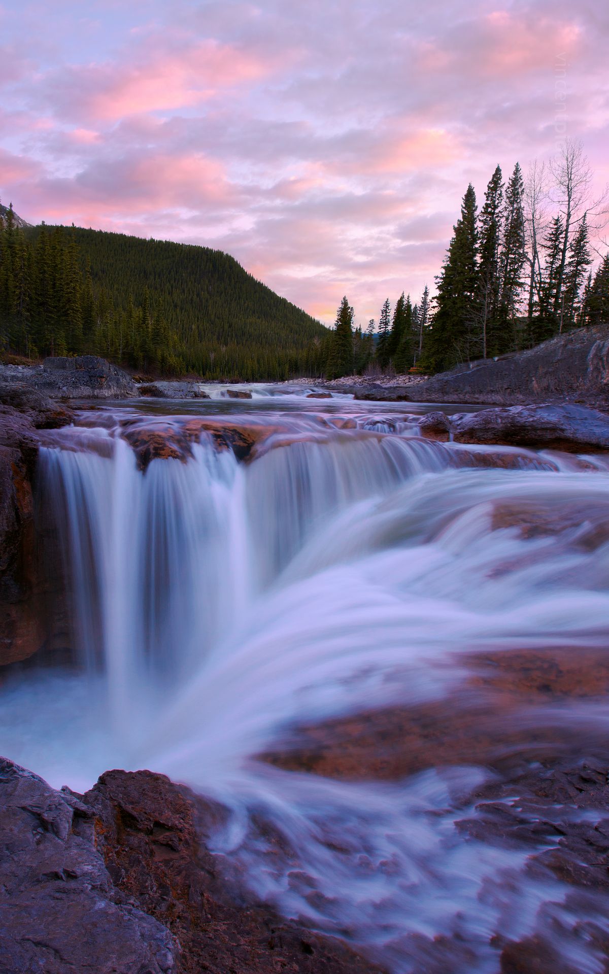 Elbow Falls near Bragg Creek before the 2013 flood