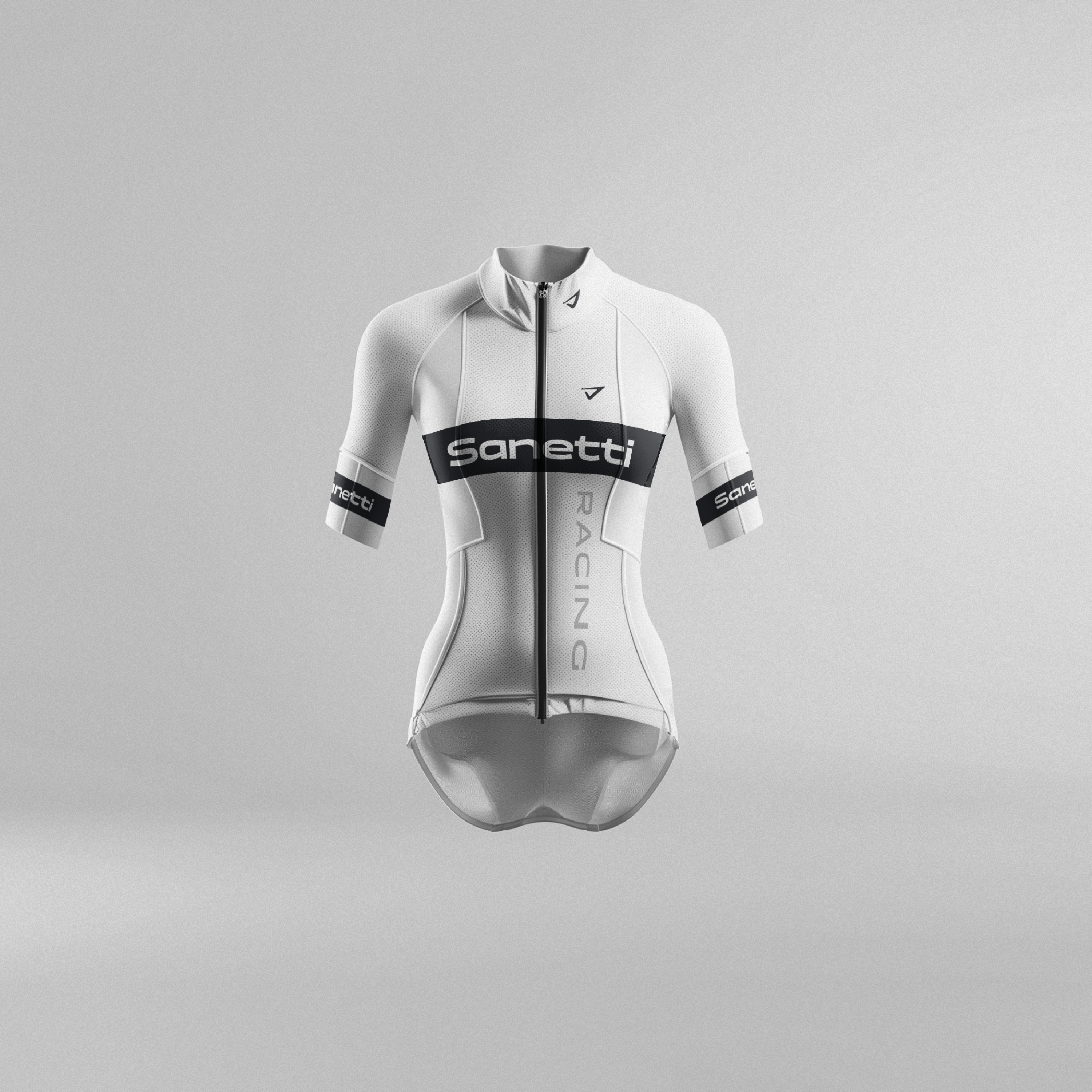 a white shirt that says sanetti racing on it