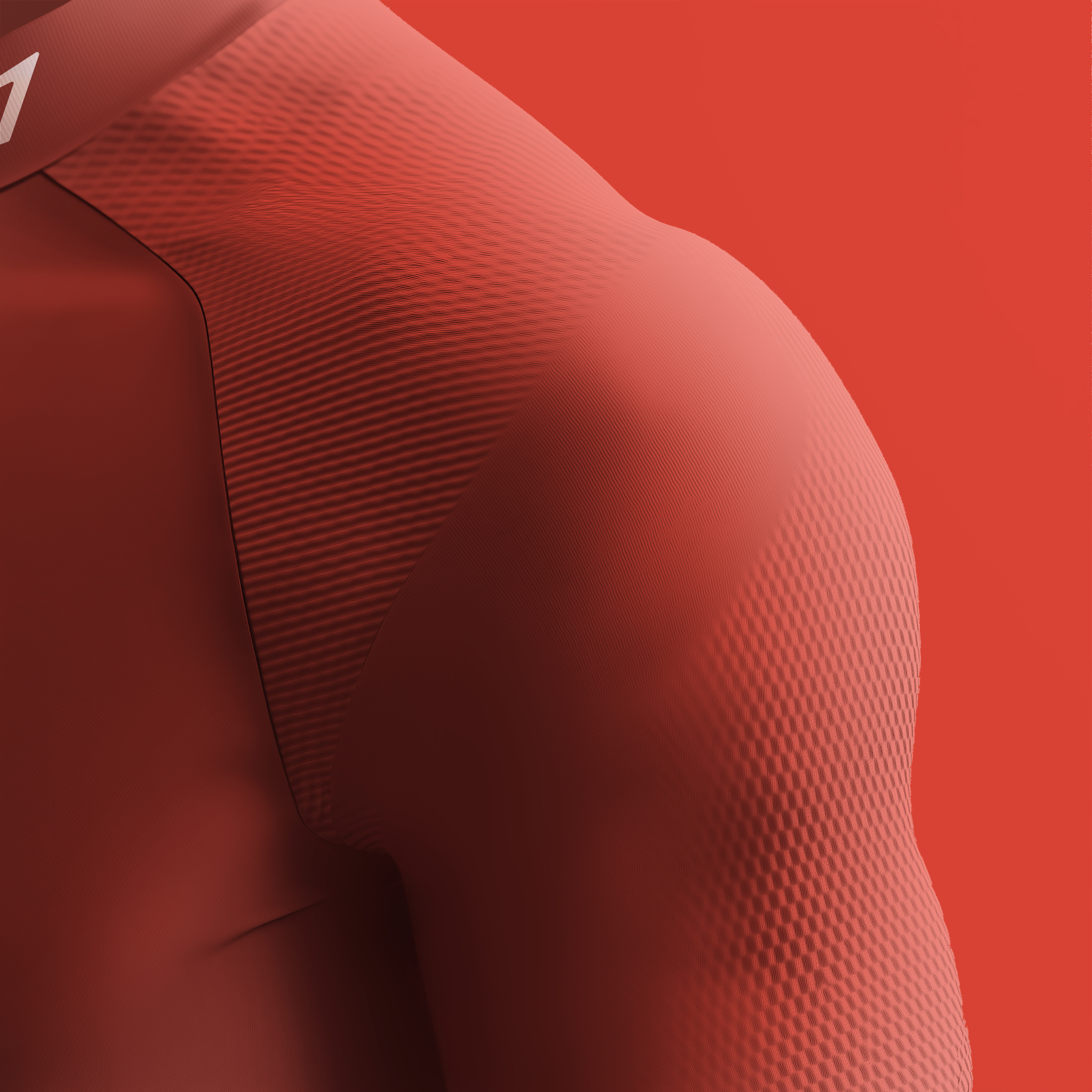 a red shirt with the number 1 on it