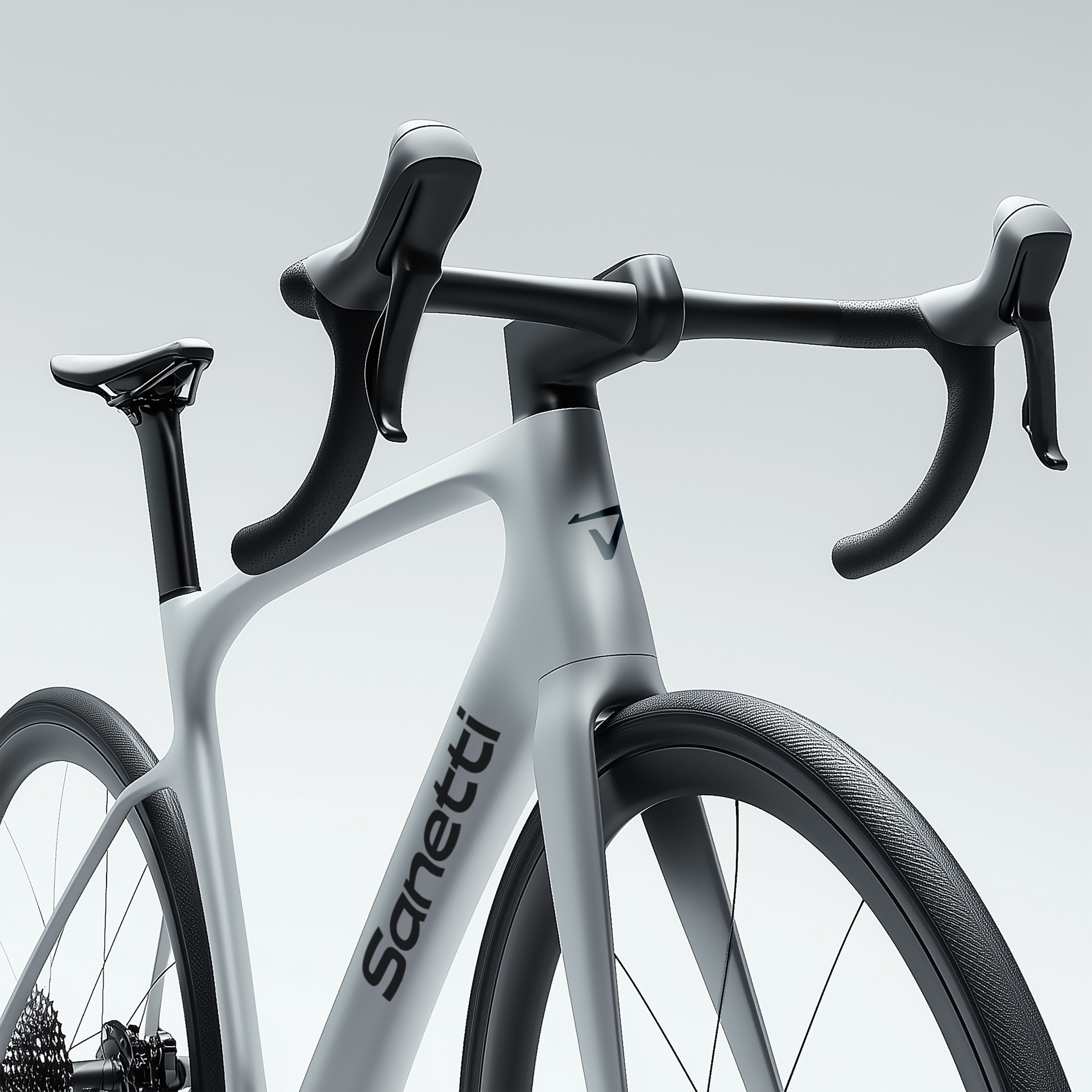 a close up of the side angle of the S600 bike