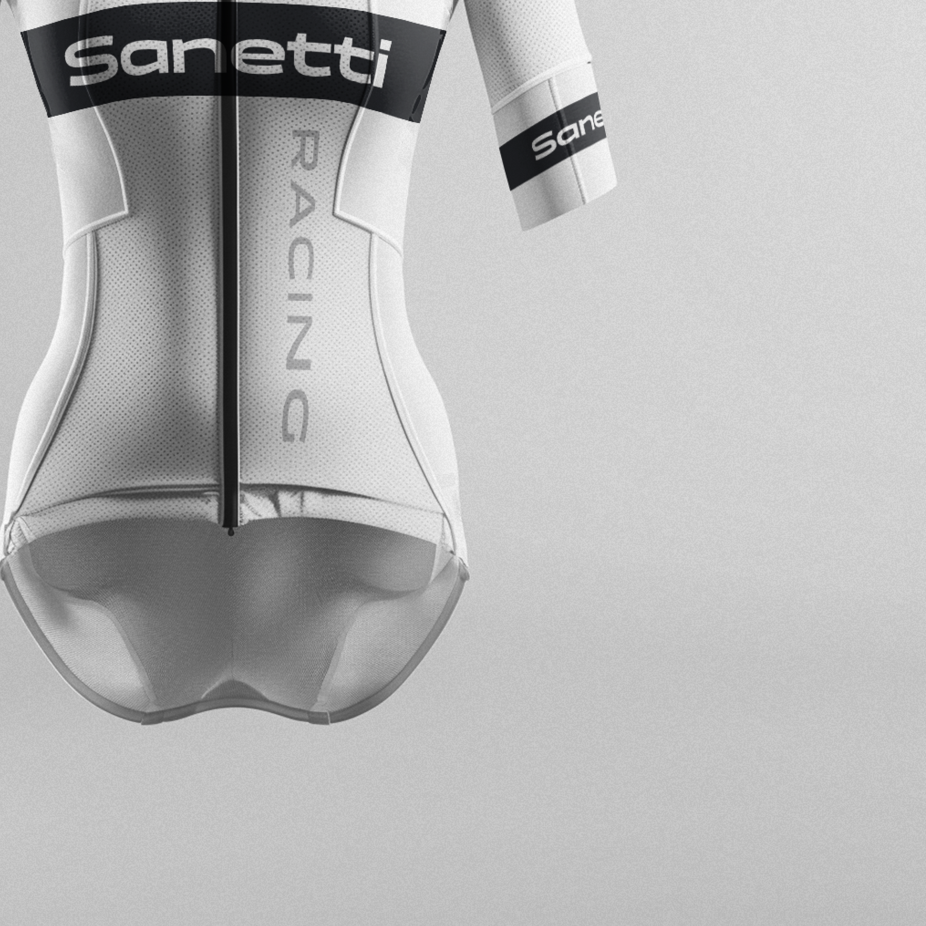 a white shirt that says sanetti racing on it