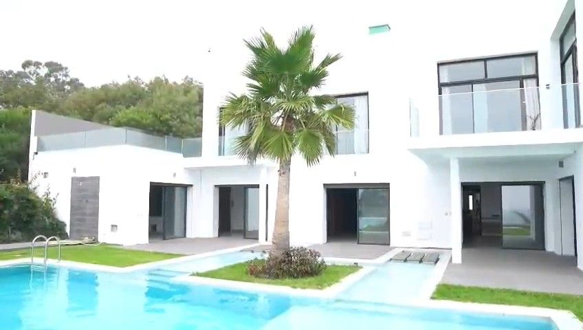 Modern 2-Story Villa with Pool, Garden, and Sports Facilities in Mtrakas, Achqar, Tangier