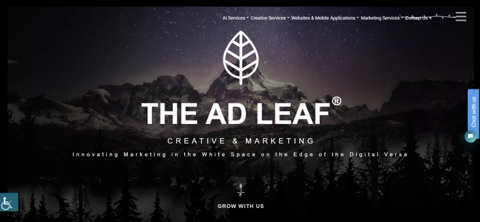 The AD Leaf Marketing Firm Hero Image