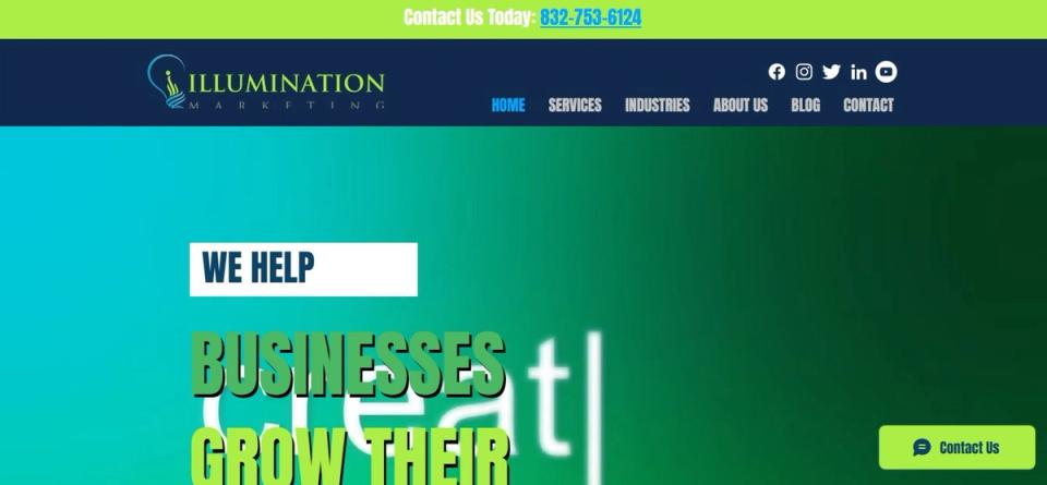 Illumination Marketing Hero Image