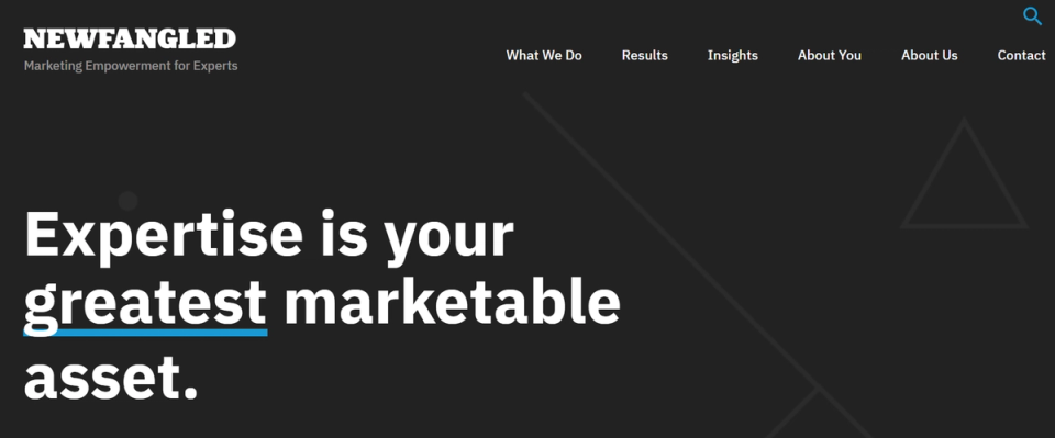 Newfangled Homepage Image