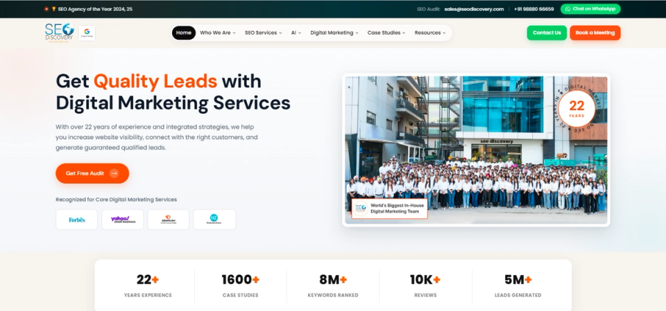 SEO Discovery Hero Image