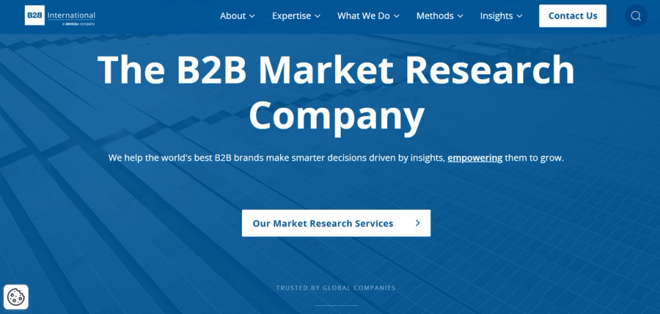 B2B International Homepage Image