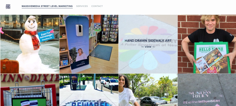 8. Massivemedia - Experiential and Outdoor Advertising Experts