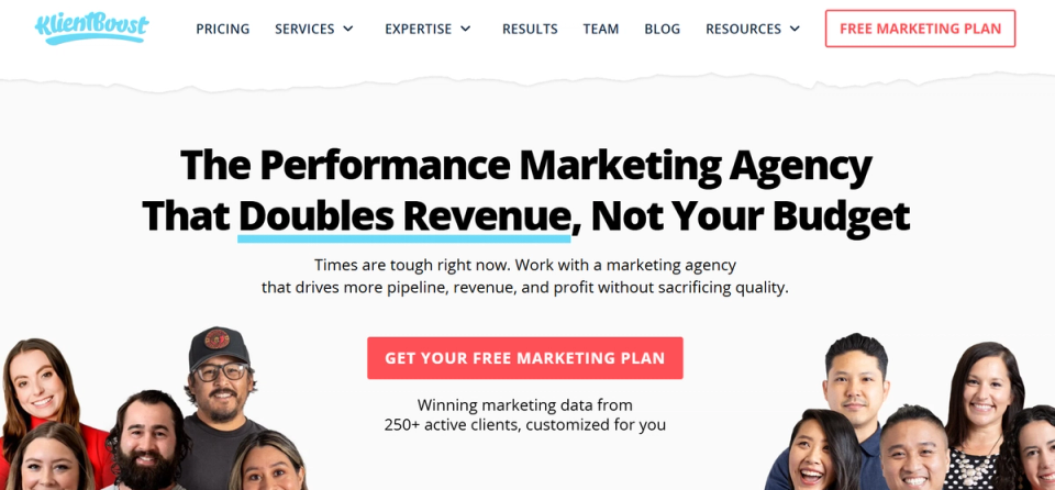 KlientBoost Hero Image