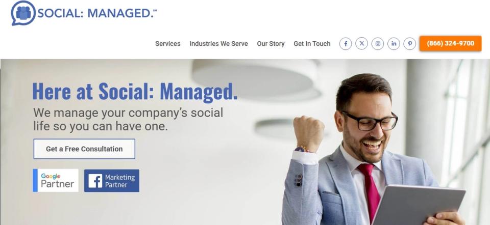 Social: Managed Hero Image Social: Managed Hero Image