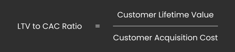 How to calculate LTV to CAC ratio?