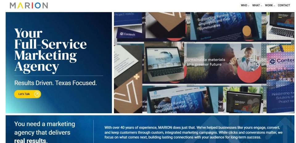 MARION Marketing Hero Image