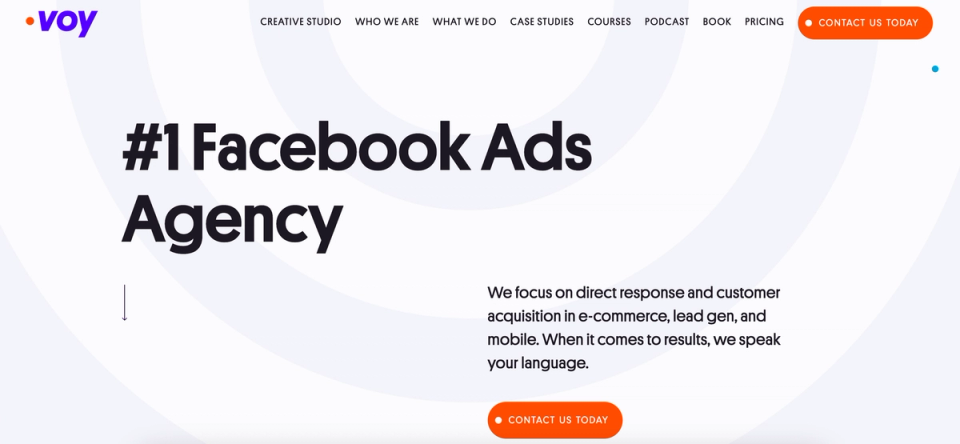 3. Voy Media - Social media marketing experts