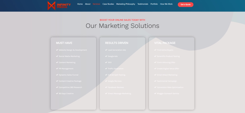 Infinity Media Hero Image Infinity Media Hero Image