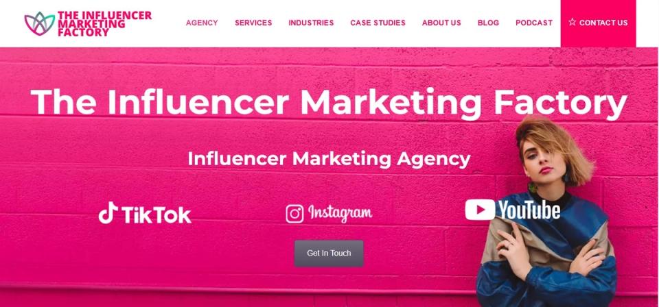 The Influencer Marketing Factory Hero Image