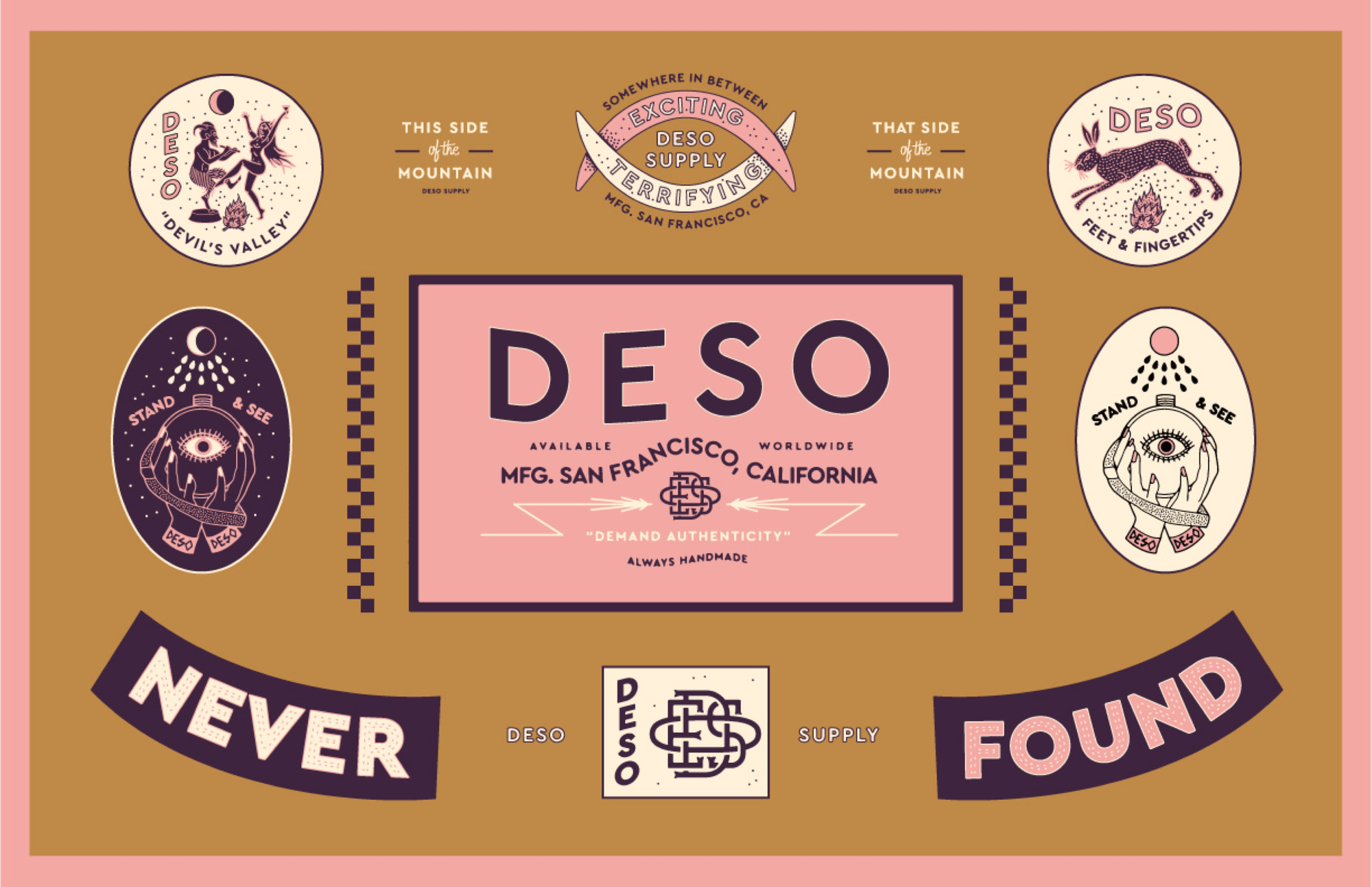 Deso Supply Co. badge design