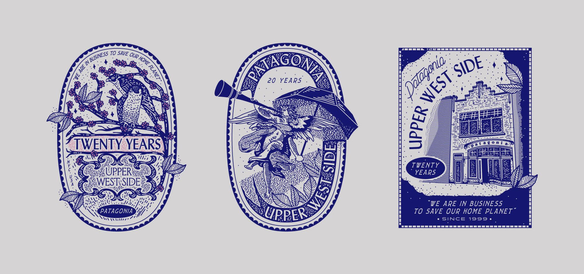 Patagonia NYC logo design