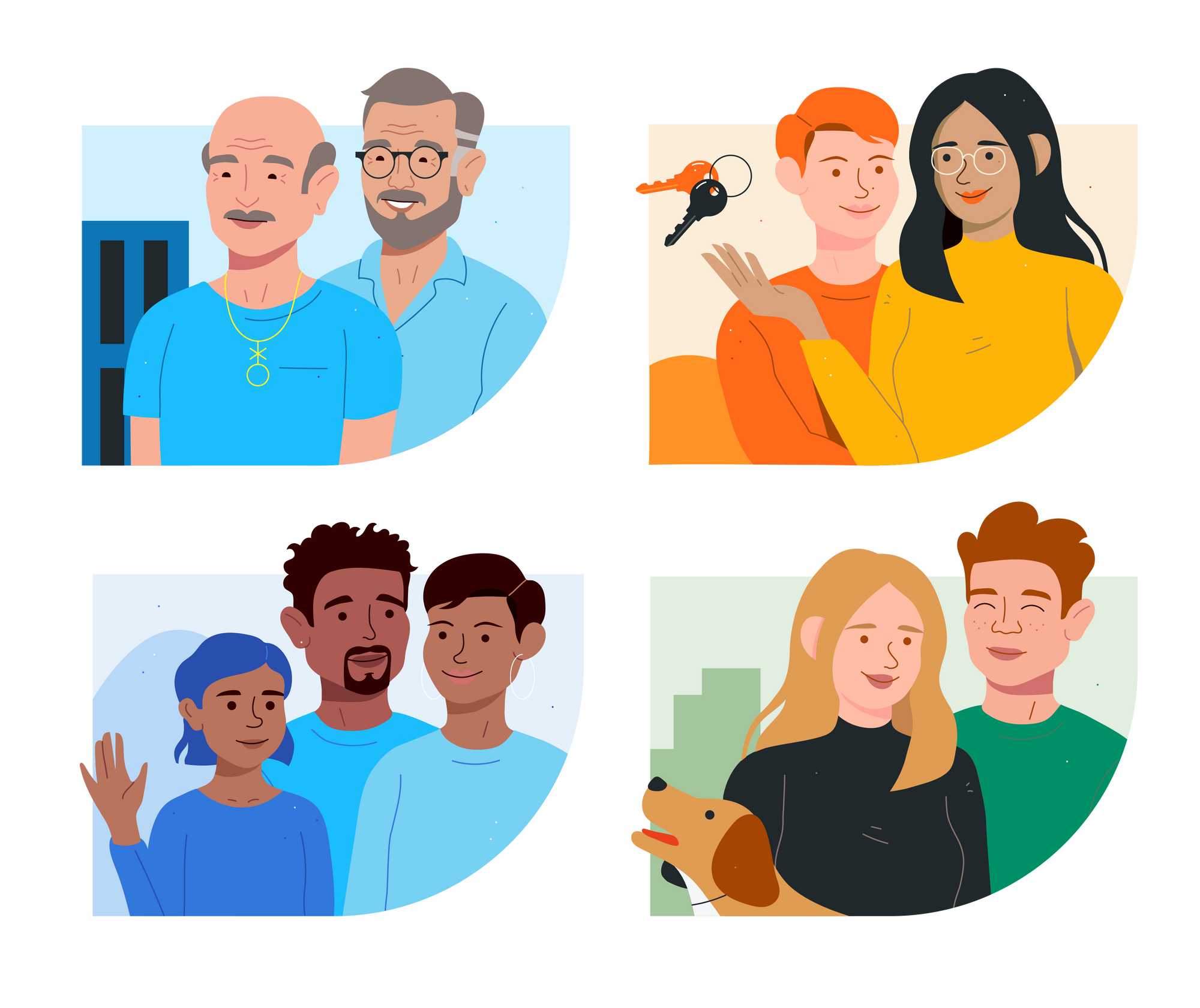 Illustrations of people