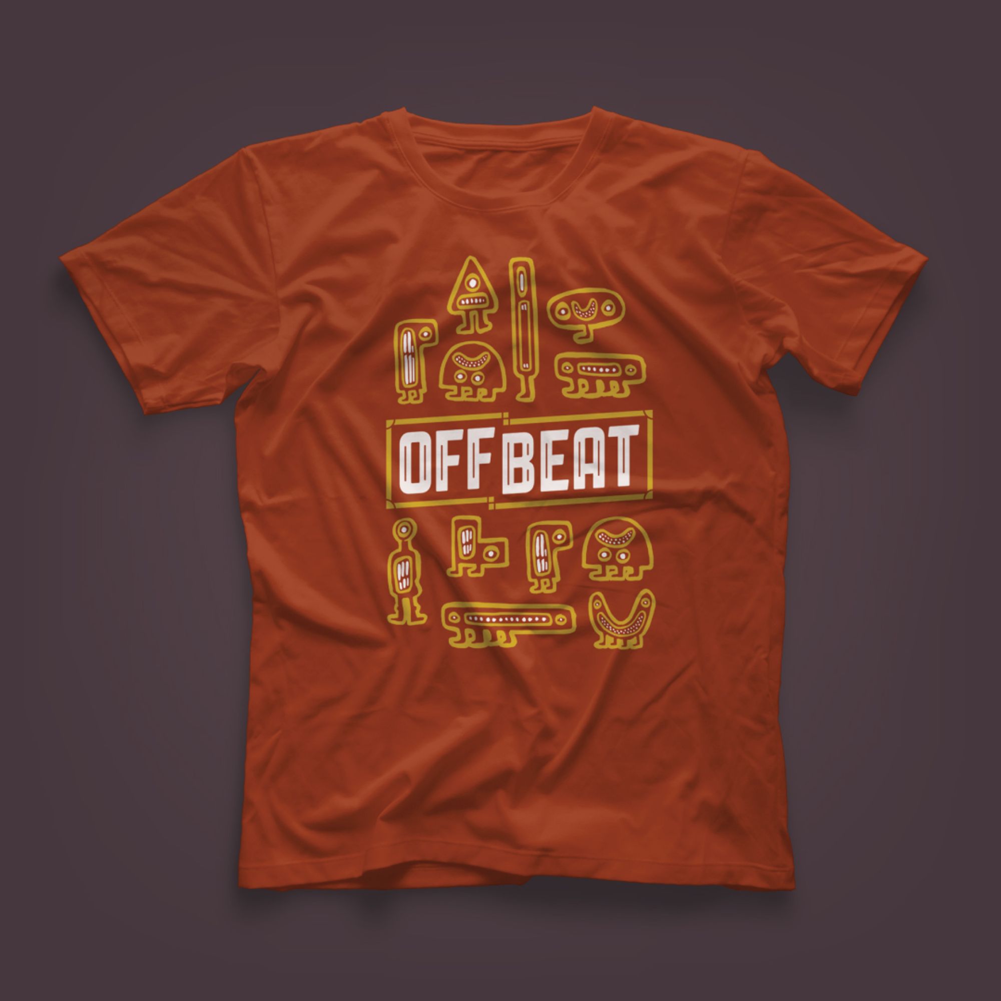 Off Beat Music Festival logo design