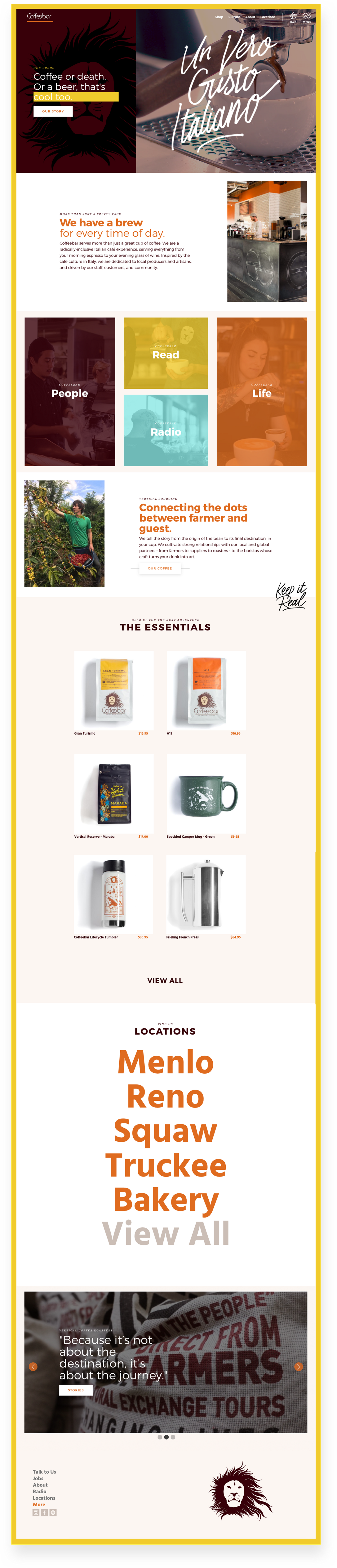 Homepage of champions. : A taste of the entire site in one page
