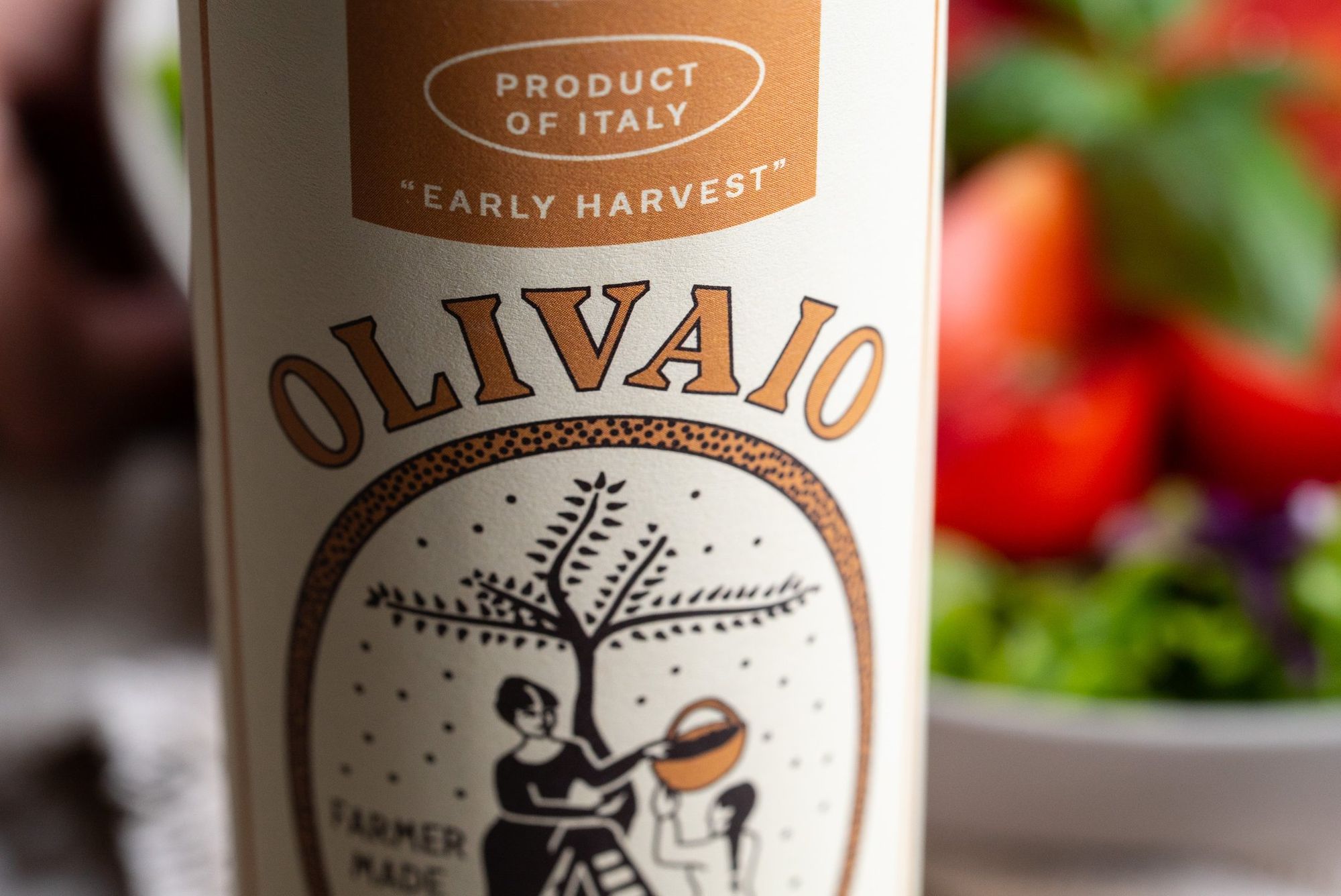 Olive Oil Illustrative Label