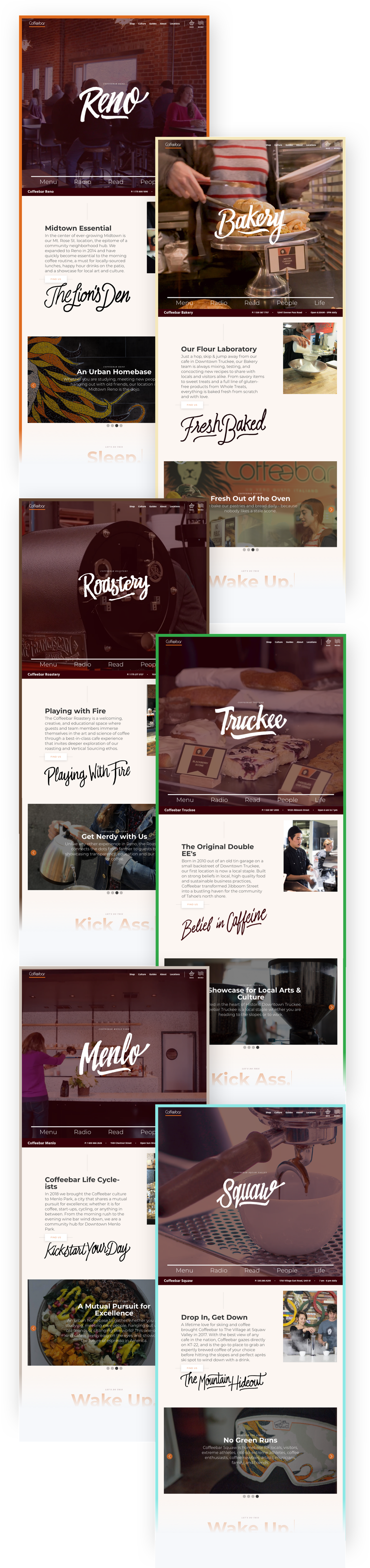 Keeping it all together : Six locations. Six stories. One brand.