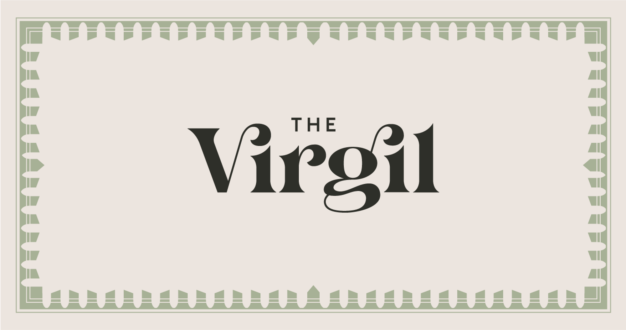 The Virgil Brand Identity Screen