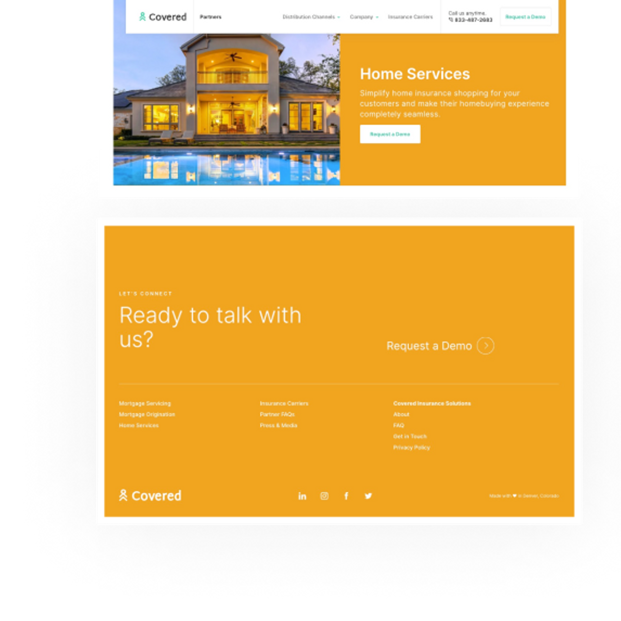 Home services ui component